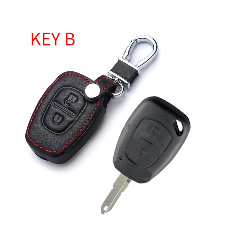 Renault Classic kućište ključa od kože bivola, jednostavan stil, licencirana privatna etiketa