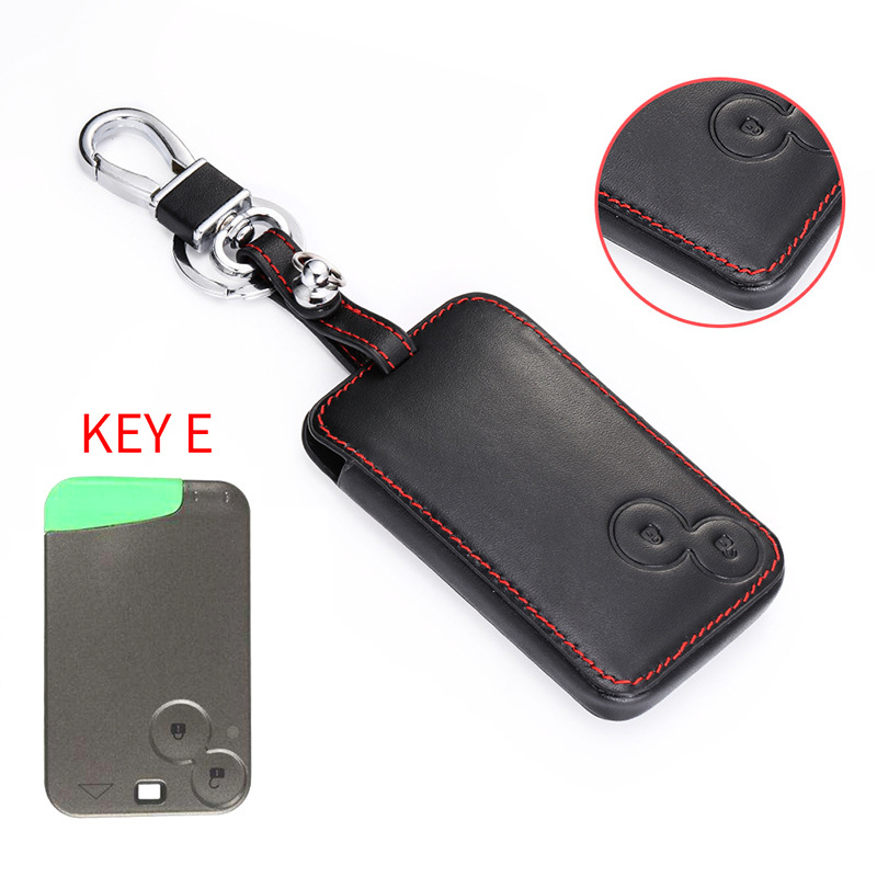 Renault Classic kućište ključa od kože bivola, jednostavan stil, licencirana privatna etiketa