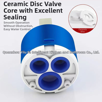 YLF-012 Keramički jedra miješajući ventil za vruću/hladnu vodu – za kuhinju i umivaonik, max. 99°C, 180° okretaj