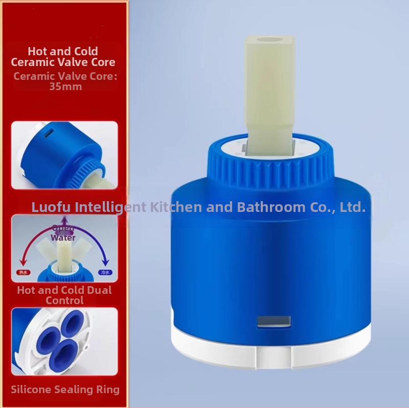 YLF-012 Keramički jedra miješajući ventil za vruću/hladnu vodu – za kuhinju i umivaonik, max. 99°C, 180° okretaj