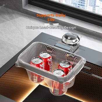 Филтър за кухненска мивка - пластмасов, модерен минималистичен стил, антиблокираща дренажна мрежа, пускане през 2024 г., произход Zhejiang