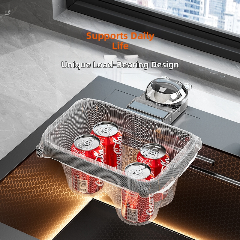 Филтър за кухненска мивка - пластмасов, модерен минималистичен стил, антиблокираща дренажна мрежа, пускане през 2024 г., произход Zhejiang