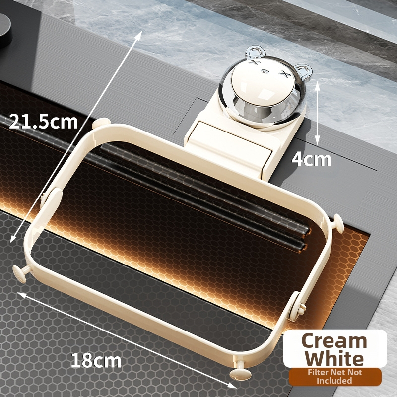 Филтър за кухненска мивка - пластмасов, модерен минималистичен стил, антиблокираща дренажна мрежа, пускане през 2024 г., произход Zhejiang