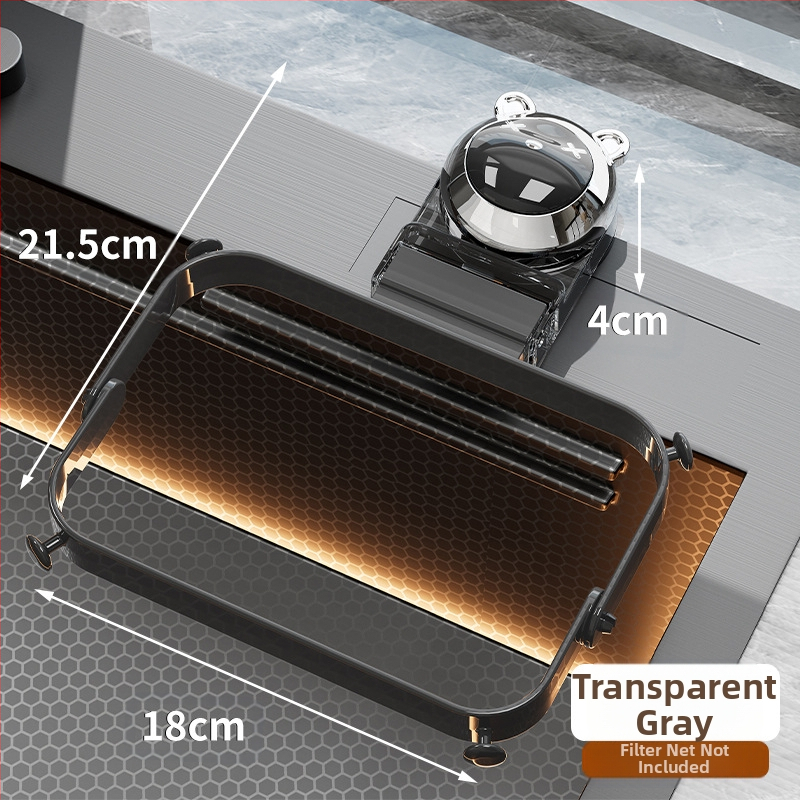 Филтър за кухненска мивка - пластмасов, модерен минималистичен стил, антиблокираща дренажна мрежа, пускане през 2024 г., произход Zhejiang