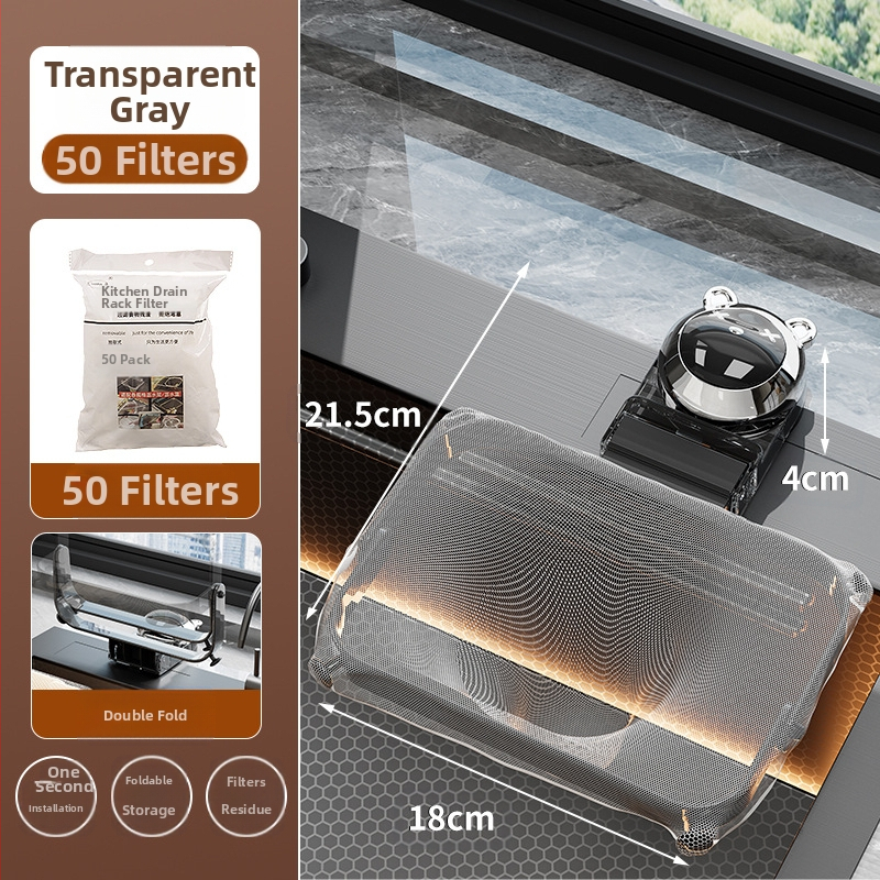 Филтър за кухненска мивка - пластмасов, модерен минималистичен стил, антиблокираща дренажна мрежа, пускане през 2024 г., произход Zhejiang
