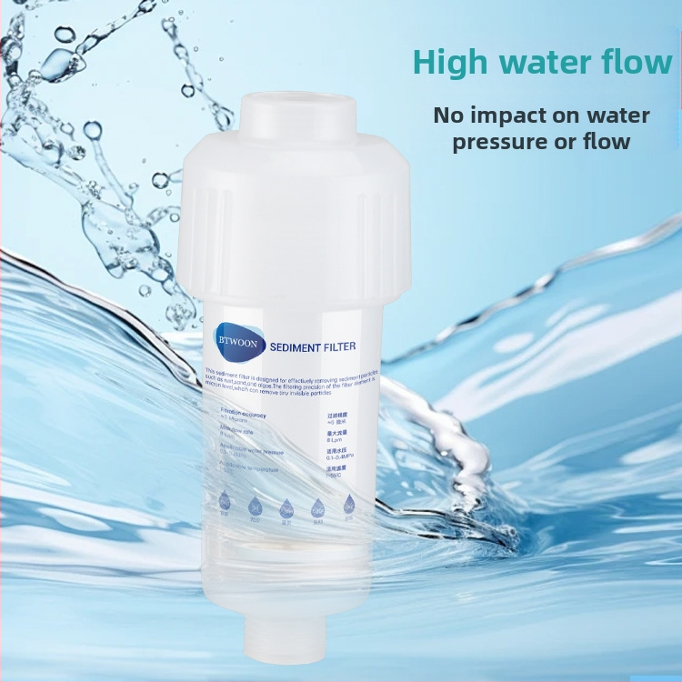 Филтър за воден пречиствач с PP памук, предфилтър, сменяемо ядро, тройно ядро