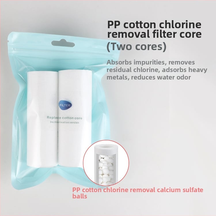 Vandens valymo filtro elemento su PP medvilne, išankstinis filtras, trijų branduolių korpusas