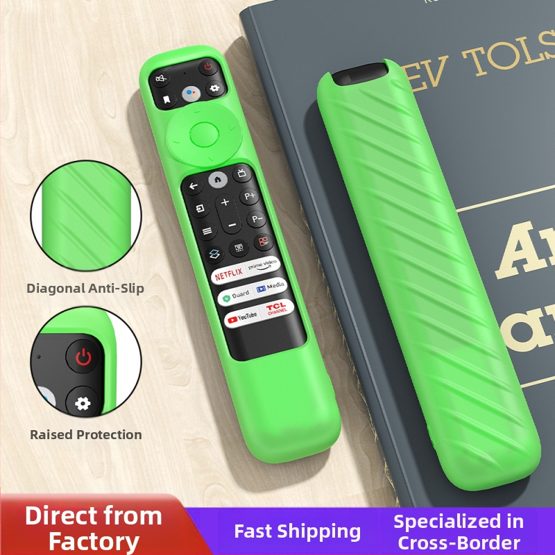 Κάλυμμα σιλικόνης για το τηλεχειριστήριο TCL RC902 – αντιολισθητικό υφασμάτινο σχέδιο, αδιάβροχο, OEM επεξεργασία