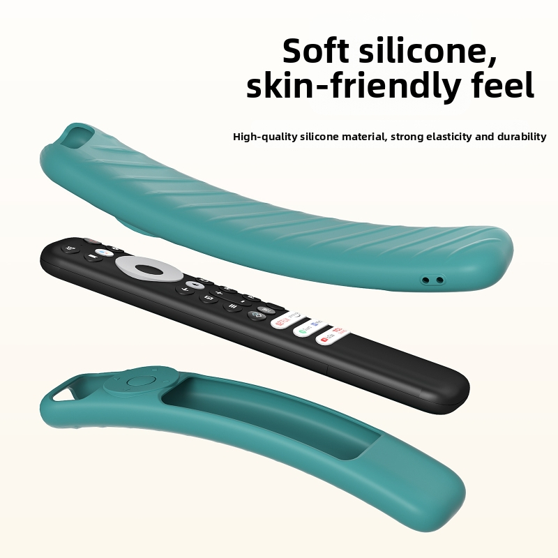 Силиконов калъф за дистанционно TCL RC902 – антиплъзгащ твил, водоустойчив, OEM обработка