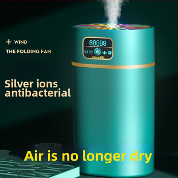 Tylius drėkintuvas su aromaterapija ir neigiamais jonais; vandens bakas 0,5–1 L; daugiau nei 3 rūko išėjimai; tinkamas plotui iki 10 m²; maitinimas sausais baterijomis