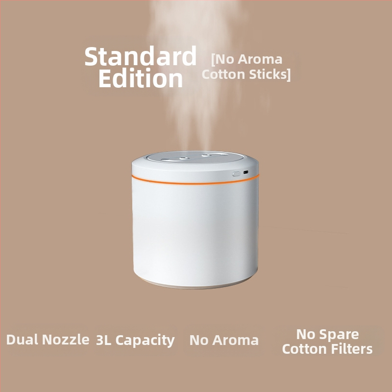 Aromaterapinis drėkintuvas, 2 rūko išėjimai, talpa 2.6-4.0 L, USB maitinimas, tinkamas patalpoms iki 10 m²