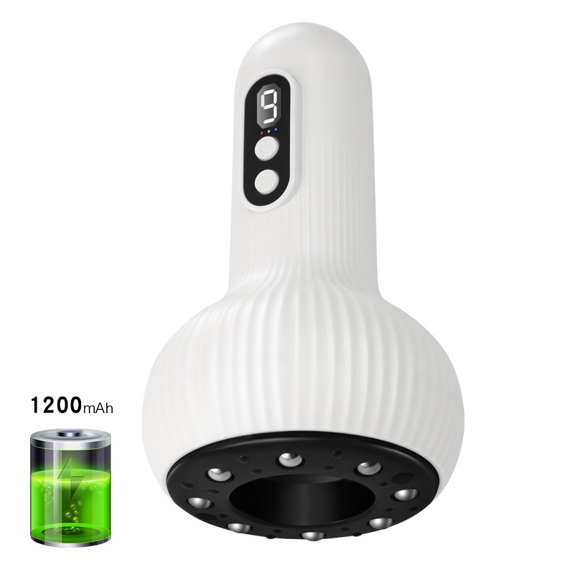 Kućni električni gua sha i cupping uređaj, model G05-C, punjiv, temperatura 45–55°C, brzina bez koraka, ABS kućište