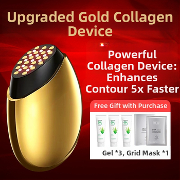 Mājas lietošanai paredzēts sejas kopšanas ierīce ar EMS mikrostraumu un fotonisko gaismas terapiju ādas atjaunošanai, pārnēsājams, iekšējā akumulatora jauda 1200–2000 mAh