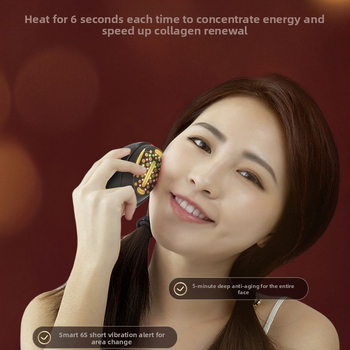 Mājas lietošanai paredzēts sejas kopšanas ierīce ar EMS mikrostraumu un fotonisko gaismas terapiju ādas atjaunošanai, pārnēsājams, iekšējā akumulatora jauda 1200–2000 mAh