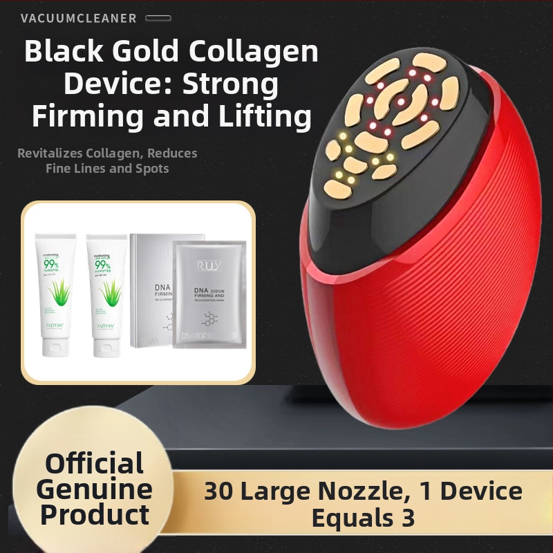 Mājas lietošanai paredzēts sejas kopšanas ierīce ar EMS mikrostraumu un fotonisko gaismas terapiju ādas atjaunošanai, pārnēsājams, iekšējā akumulatora jauda 1200–2000 mAh