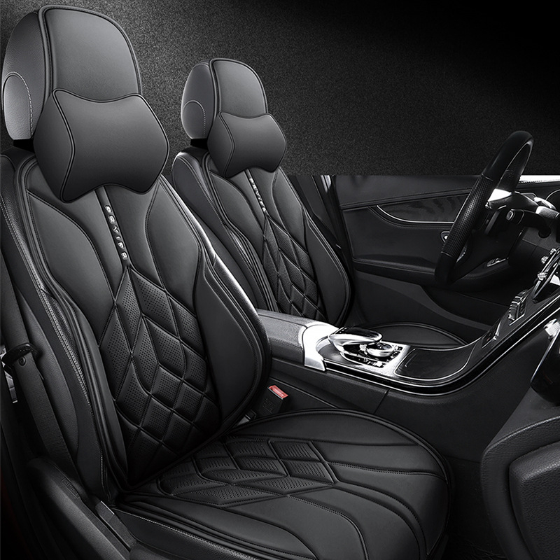 Комплект подложки за автомобилни седалки, памучен материал и пълнеж от памук, марка 007, лицензиран частен етикет, поддържа смесени поръчки.