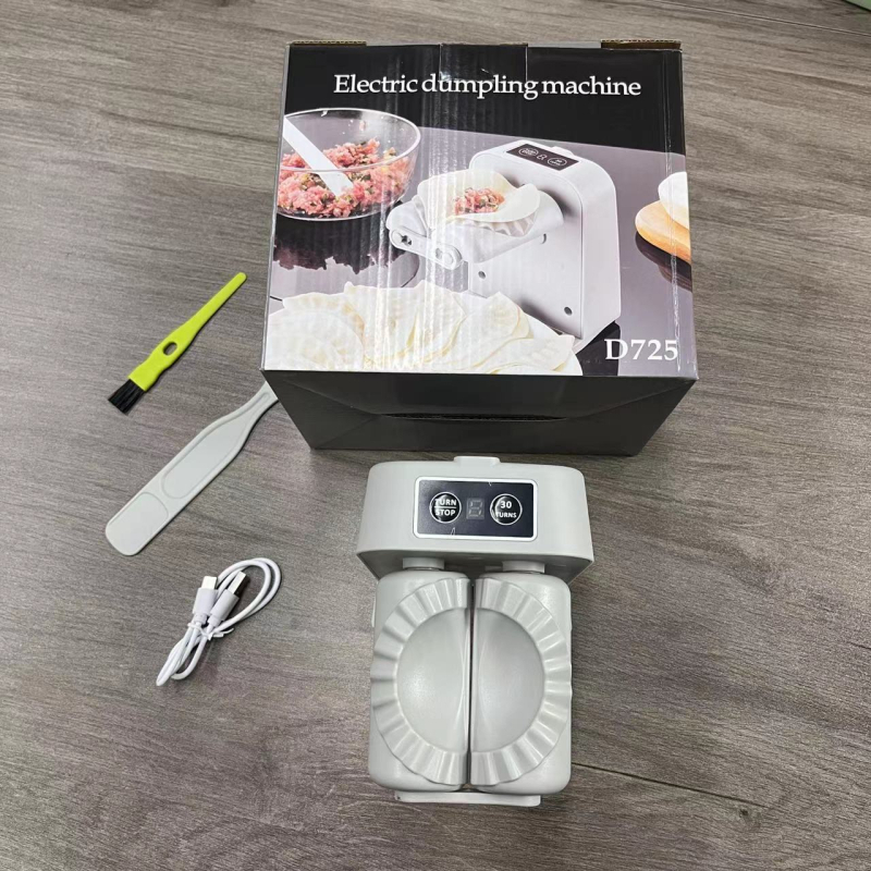 Elektrinė koldūnų gamykla – namų naudojimui, visiškai automatinė, kompaktiška spauda ir formos virtuvei