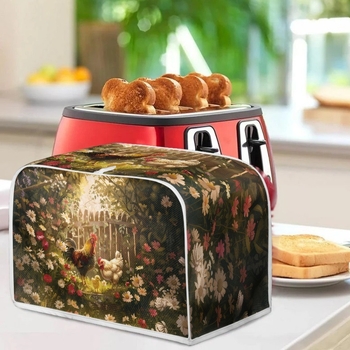 Πολυεστερικό κάλυμμα σκόνης για φούρνο μικροκυμάτων με καρικατούρα σχέδιο και εξατομικευμένη εκτύπωση