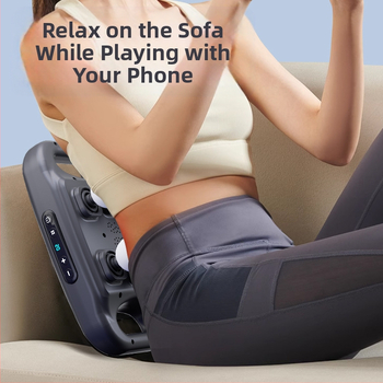 Perkusijski masažer s 6 nastavaka, brushless motor, ugrađena baterija 2000–4000 mAh, LCD zaslon, 5+ brzina, buka 36–45 dB