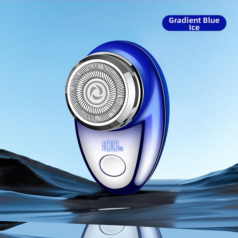 FH061-2 Φορητός ηλεκτρικός ξυριστήρας με 1 περιστρεφόμενη κεφαλή, LED οθόνη, αποσπώμενη πλενόμενη κεφαλή, ενσωματωμένη μπαταρία, αυτονομία 40 λεπτών