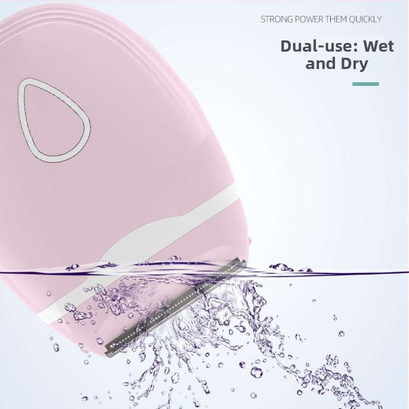 Електрическа самобръсначка за тяло BY-668, ABS корпус, 77 g, мокро и сухо ползване, батерия, за пълно премахване на косата по цялото тяло