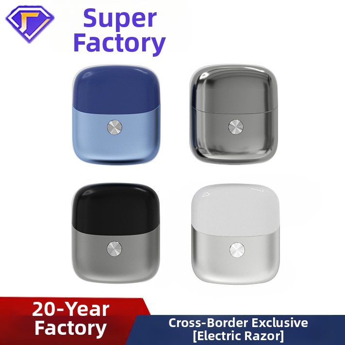 Ηλεκτρική ξυριστική μηχανή IPX7 για ολόκληρο σώμα, αδιάβροχη, περιστροφική κεφαλή με δύο λεπίδες, ενσωματωμένη μπαταρία 1200–2000 mAh, αυτονομία 60 λεπτών, επαναφορτιζόμενη