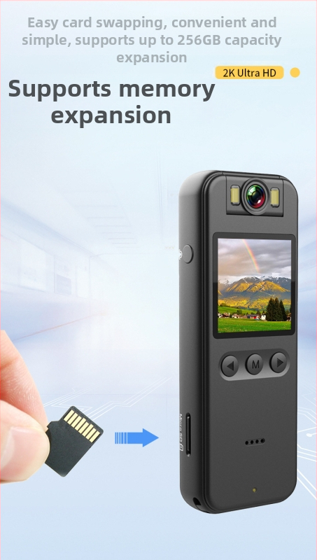 CS12 Φορητή Wi-Fi Action Camera — 2K/1080p, 2.0-inch LCD, TF Κάρτα Αποθήκευσης, 5 ώρες μπαταρία