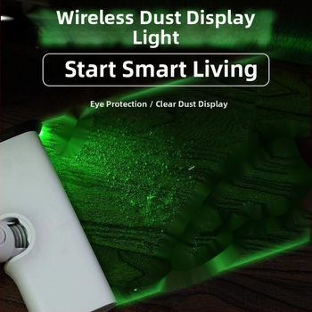 Lefu bezvadu putekļu indikatorlampas adapters putekļsūcējam – universāls piederums Dyson un Xiaomi ar lāzera gaismu