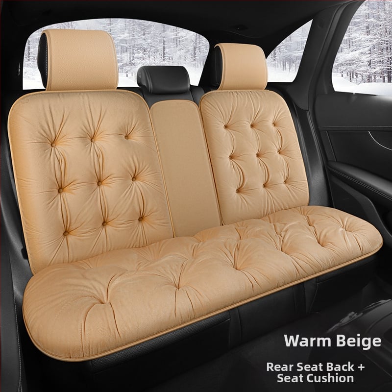 Ziemas auto sēdekļa spilvens, pūkains plīša audums, stingrāka atzveltne, universāls piecām vietām (Materiāls: Pliša; Izcelsme: Rooftop; Pielāgošana: Jā; Logo: Nē; Zīmols: Cits)