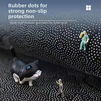 Μπάνιο χαλάκι δαπέδου Shanda, φλανελ ύφασμα, τετράγωνο σχήμα, σκανδιναβικό στυλ