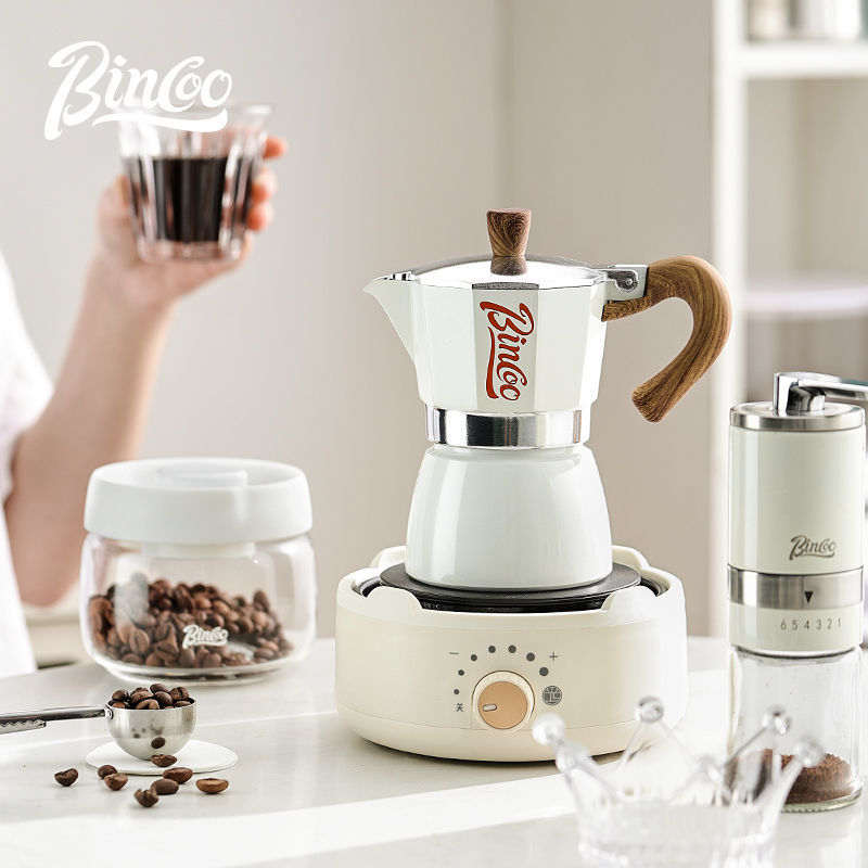 Мока пот за кафе, домашна употреба, италиански стил, ръчна мелница за кафе