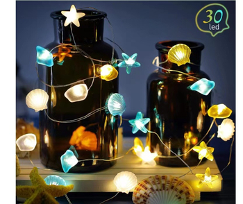 Λαμπά με χαλκού σύρμα για διακόσμηση — 20 LED, IP43, τροφοδοσία με θήκη μπαταριών, θερμοκρασία χρώματος 20000K