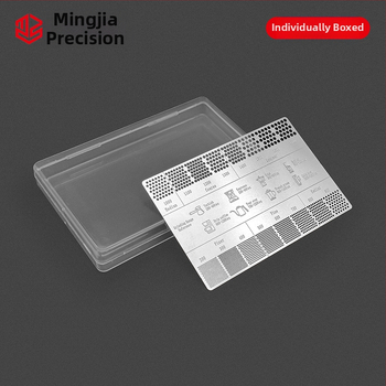 Κάρτα αναφοράς μεγέθους άλεσης καφέ από ανοξείδωτο ατσάλι — Mingjia, μοντέρνο απλό στυλ, αξεσουάρ μύλου καφέ