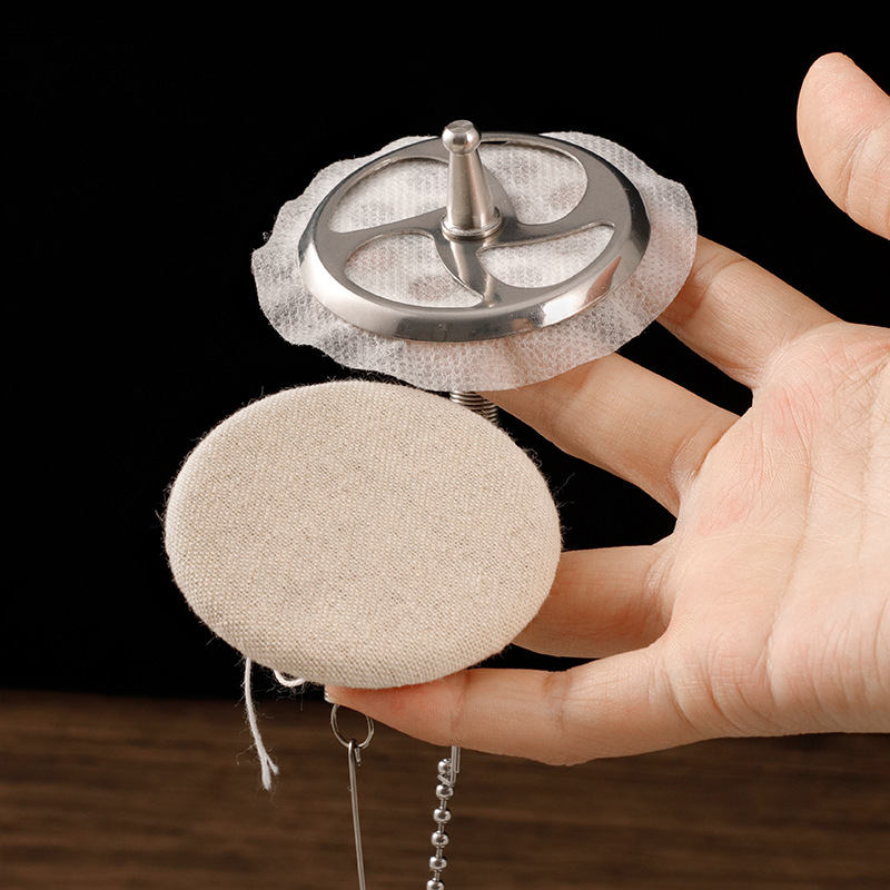 Filtr za sifonsku kavu, od nehrđajućeg čelika 304, kompatibilan sa sifonskim aparatima, uključuje filtrnu tkaninu i papir