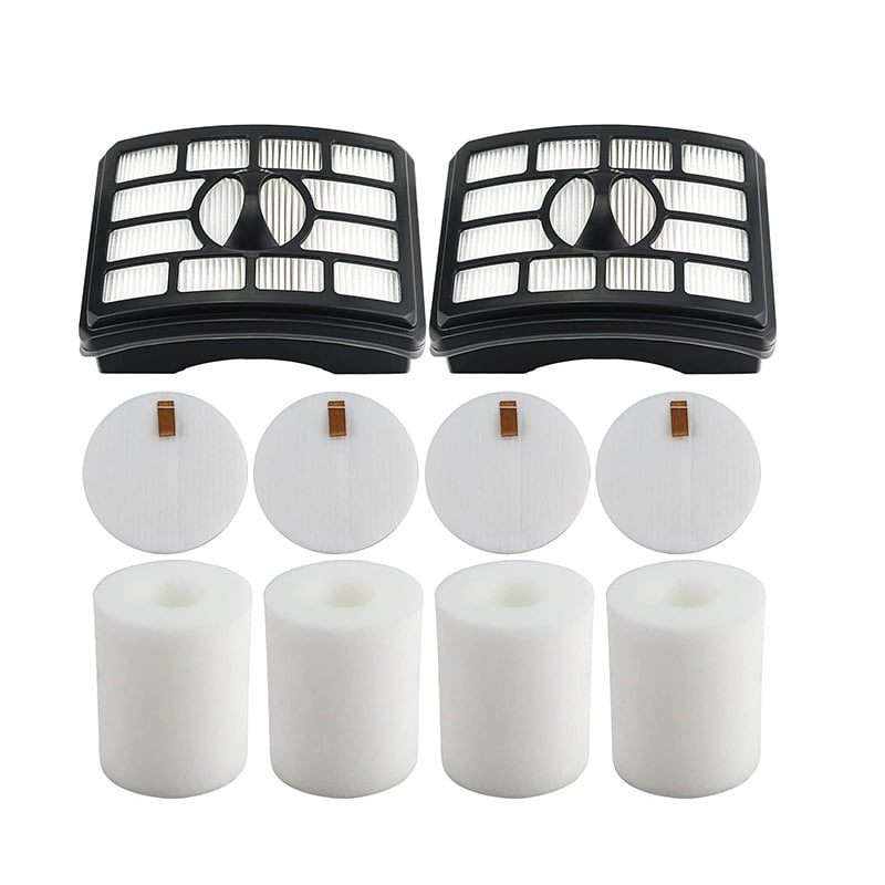 Putekļsūcēja filtrs Shark NV500 NV501 NV502 NV503 NV505 NV510 sērijai – adsorpcijas filtrēšana; mājsaimniecības lietošanai; piemērots 51–100 m² platībai; 128 g komplektā