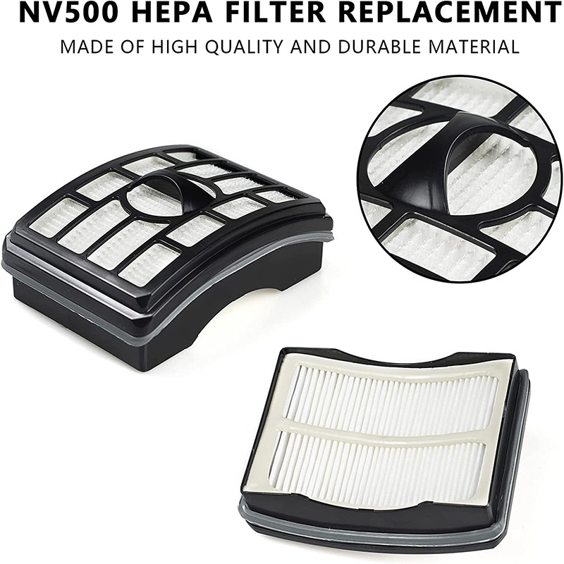 Putekļsūcēja filtrs Shark NV500 NV501 NV502 NV503 NV505 NV510 sērijai – adsorpcijas filtrēšana; mājsaimniecības lietošanai; piemērots 51–100 m² platībai; 128 g komplektā