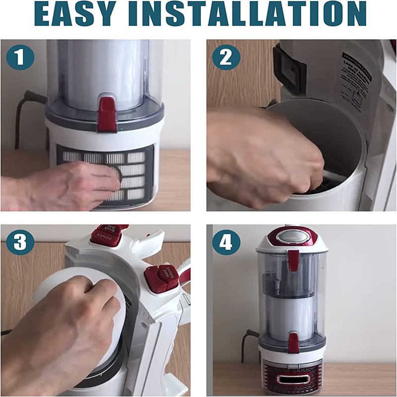 Putekļsūcēja filtrs Shark NV500 NV501 NV502 NV503 NV505 NV510 sērijai – adsorpcijas filtrēšana; mājsaimniecības lietošanai; piemērots 51–100 m² platībai; 128 g komplektā