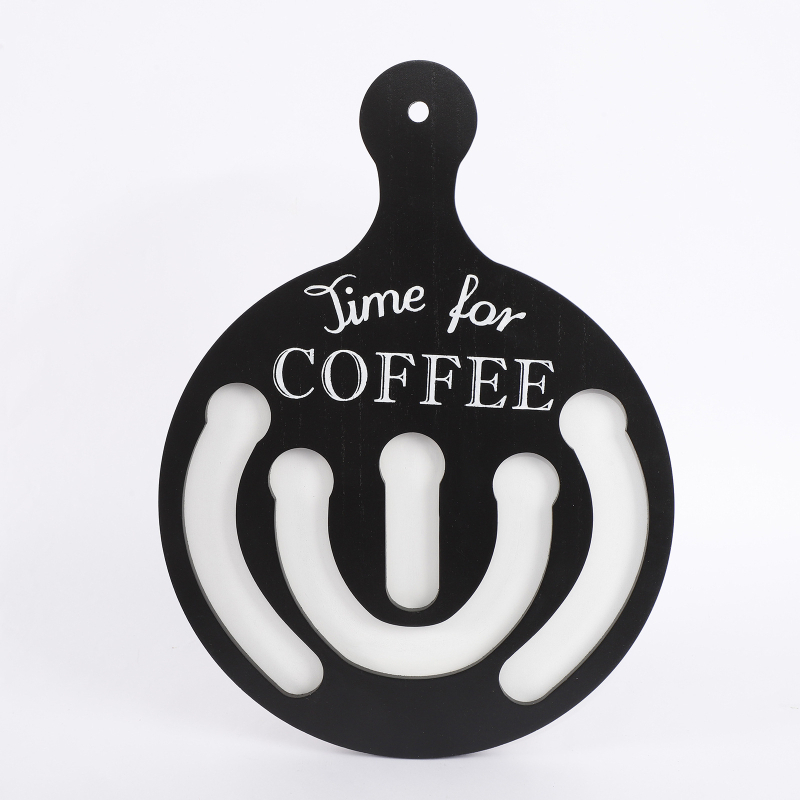 Tianzhi Κυκλικό ξύλινο κρεμαστό αποθήκευσης καψουλών καφέ με λαβή