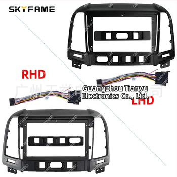 Рамка за Android голям екран за Hyundai Santa Fe 2006-2012, SKYFAME, пластмасова конструкция, 12V