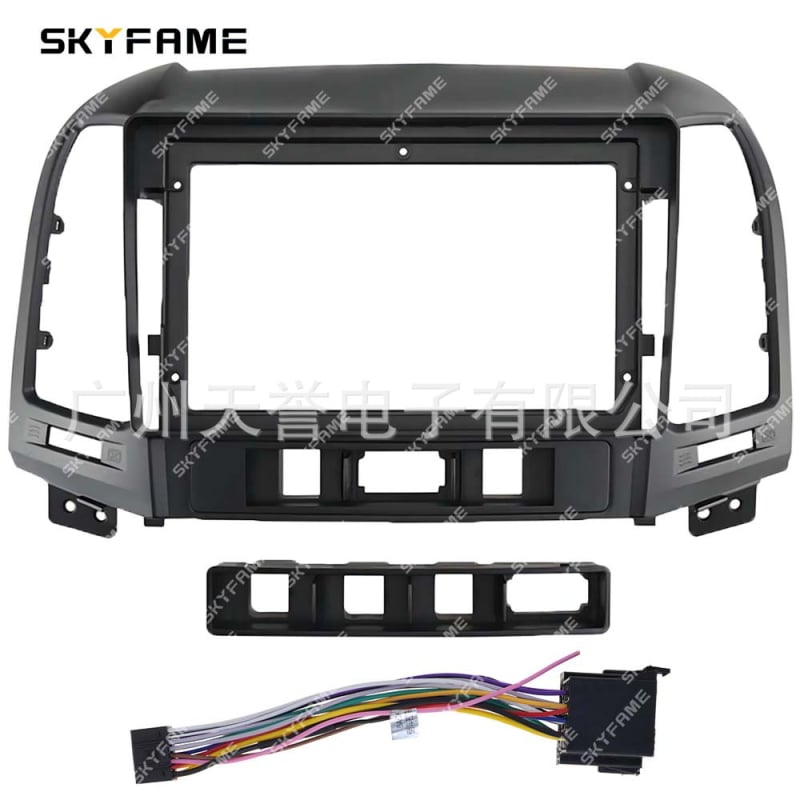 Рамка за Android голям екран за Hyundai Santa Fe 2006-2012, SKYFAME, пластмасова конструкция, 12V
