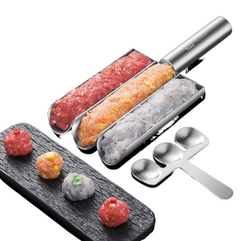 Μορφή για κεφτέδες και ψαροκόκκους, μέταλλο, ακανόνιστος σχηματισμός, μοντέρνο μινιμαλιστικό στυλ