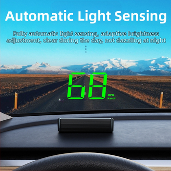 Automašīnas LCD displejs M2, Weiying Intelligence, HUD GPS, Heads-Up displejs, HD