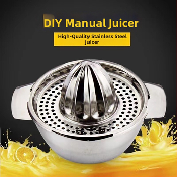 Rankinė sulčiaspaudė iš nerūdijančio plieno, daugiafunkcinė, su spaudintu logotipu, prekinis ženklas Refining