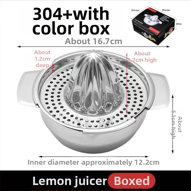 Rankinė sulčiaspaudė iš nerūdijančio plieno, daugiafunkcinė, su spaudintu logotipu, prekinis ženklas Refining