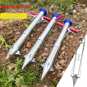 Daigų persodinimo kastuvas — universali priemonė persodinti daigus, kūnas iš aukšto anglies plieno, rankena iš plieno, modelis BD-ZY002