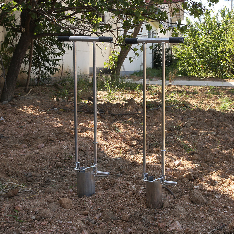 Set de unelte pentru transplantarea răsadurilor, 3 piese, oțel inoxidabil, Kyushu Garden, pentru terenuri agricole