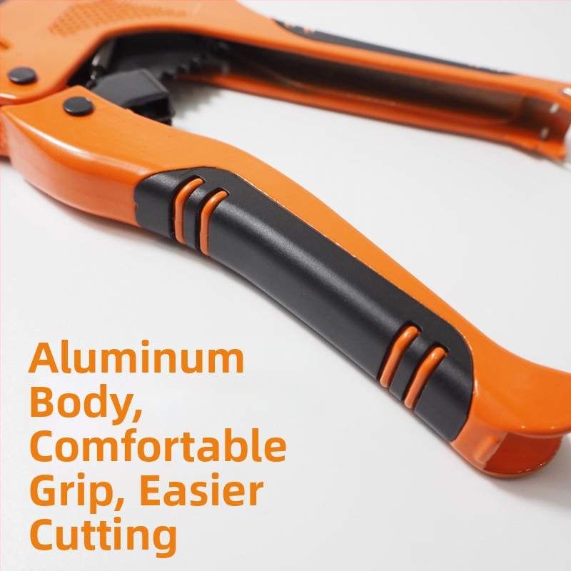 PPR nožnice na profesionálne rezanie PVC rúrok, rezák na rúry, čepeľ SK5 s teflónovým povlakom, značka Quanye, štýl Light Luxury