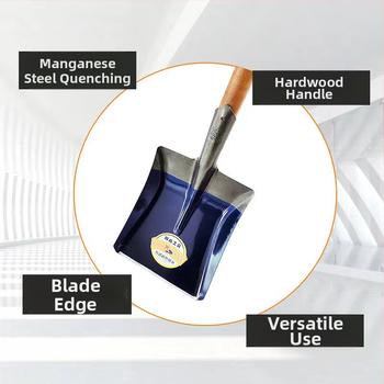 Kvadratinės kastuvo galvos, aukštos anglies plienas, medinis kotas, kastuvo galvos svoris 1,9 kg, žemės ūkiui