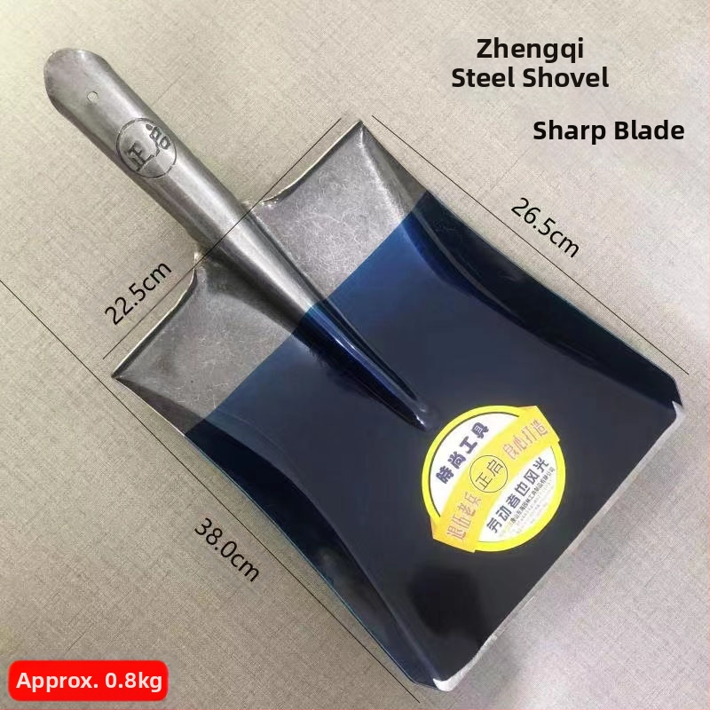 Kvadratinės kastuvo galvos, aukštos anglies plienas, medinis kotas, kastuvo galvos svoris 1,9 kg, žemės ūkiui