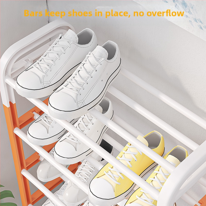 Рафт за обувки I-образен, 5 слоя, DIY сборка, материал: пластмаса и желязо, стил: модерен минимализъм, марка Yale